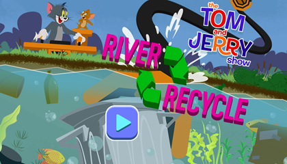 Hra recyklácie rieky Tom & Jerry Show