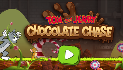 湯姆和傑里巧克力追逐遊戲。