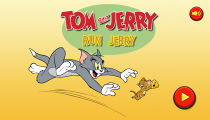 Tom và Jerry chạy trò chơi Jerry