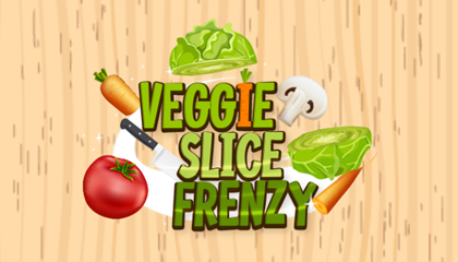 Veggie Slice Frenzy Game.