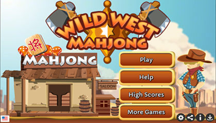 Wild West Mahjong Game.