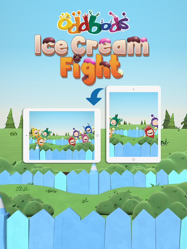 Oddbods Ice Cream Fight - Jogo Gratuito Online