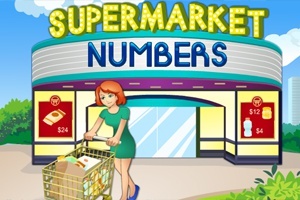 Play Supermarket Numbers Game: Free Online Arithmetic Practice Video Game  With No App Download Required